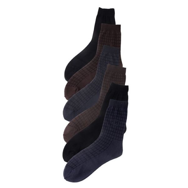 Pack of 6 Multicolour Cotton Summer Socks for Men
