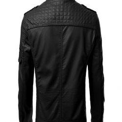 Mens Slim Fit Pu JACKET M2 1