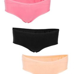 Pack Of 3 Multicolour Cotton Panties For Women