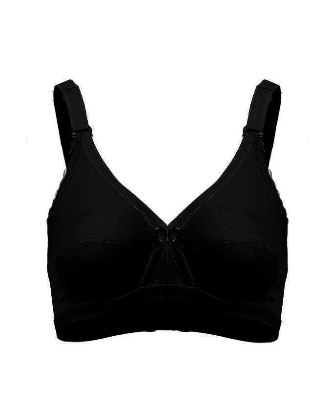 Black Knitted Hosiery Cool Cross Bra : Buy Online At Best Prices In ...