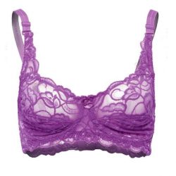 Purple Lace Sensation Bra for Women