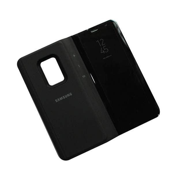 Clear View Standing Black Cover For Samsung S8 Plus A