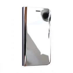 Clear View Standing Silver Cover For iPhone 7 B