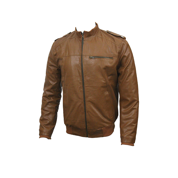 Men Slim Fit PU Leather Jacket B-666 2