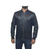 PU Leather Jacket For Men B1 Black A
