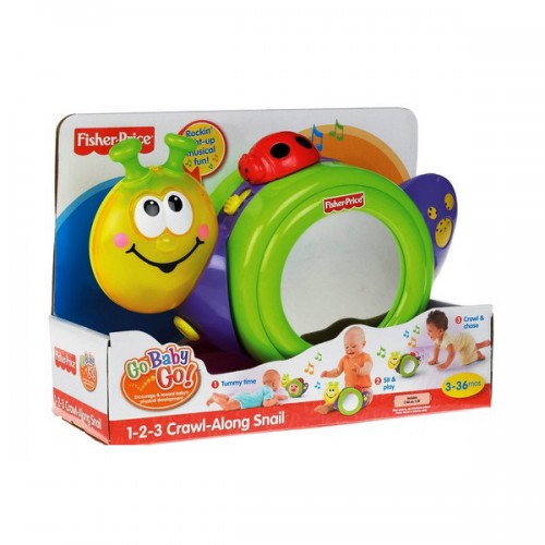 fisher price crawl along snail