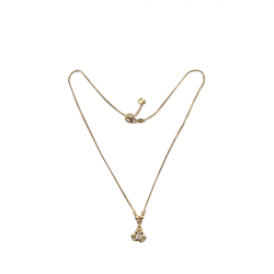 Golden Chain Pendant Necklace for Women A