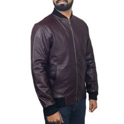 Men Slim Fit PU Leather Jacket BOOMBER CB A