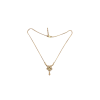 Womens Hot Fashion Link Chain Neckless Golden A