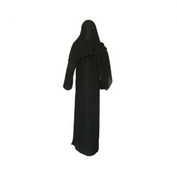 Islamic Black Abaya for Women With Scarf A