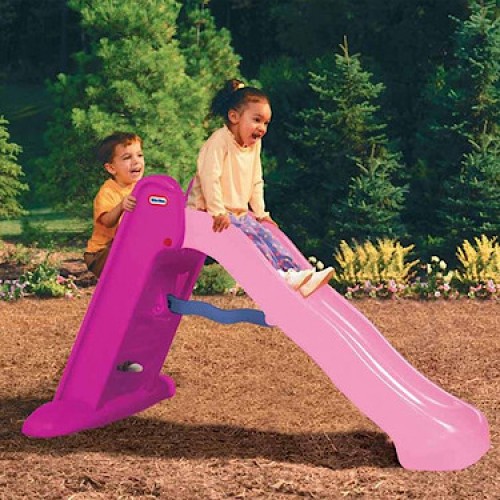 little tikes easy store large slide sunshine