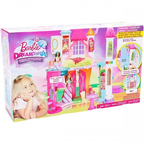 mega construx barbie candy castle