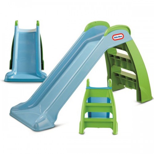 little tikes blue and green slide