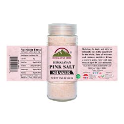 chef pink salt shaker