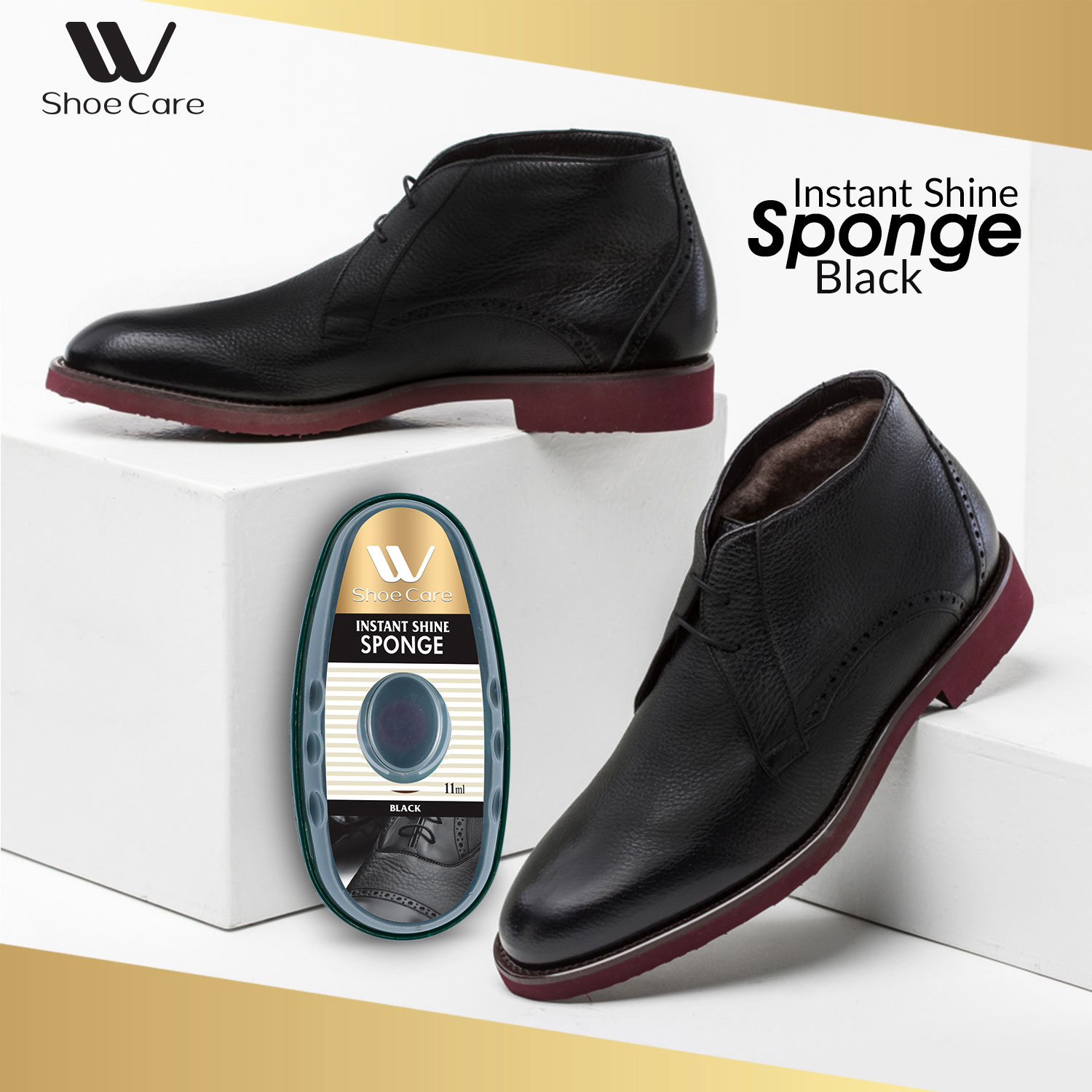 instant shine sponge