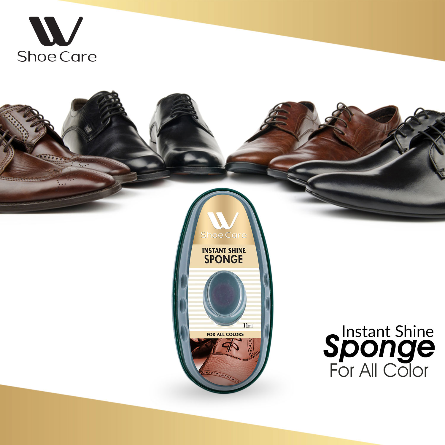 instant shine sponge for shoes