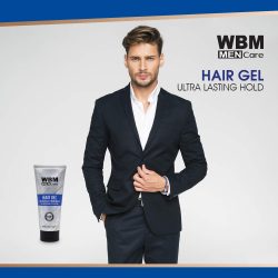 Wbm Men Care Hair Gel Strong Hold Refreshing Hydrating 150 G