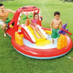 INTEX Happy Dino Play Center Pool For Kids With Toys ft ft ft b