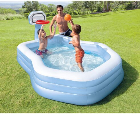 INTEX Swim Center Shootin Hoops Family Pool for Ages inches b
