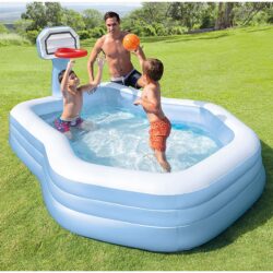 INTEX Swim Center Shootin Hoops Family Pool for Ages inches b