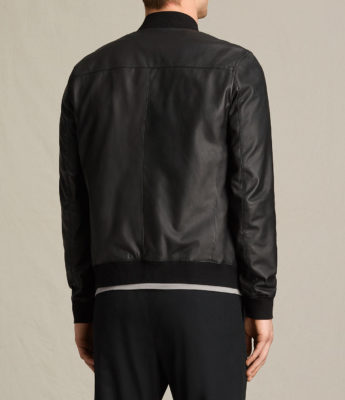 Mens Slim Fit Pu JACKET AL SAINTS 1