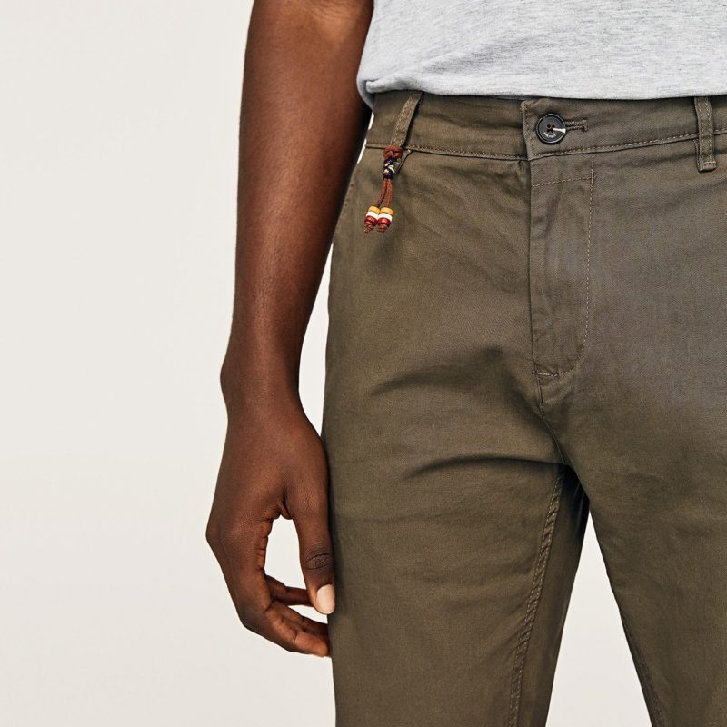 zara slim fit trousers