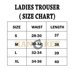LADIES TROUSER x cdac eb bf dbedd x