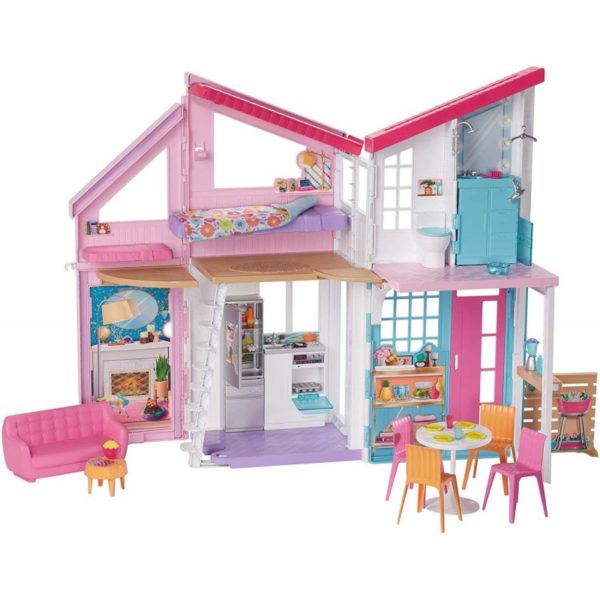 Mattel Barbie Malibu House Playset - FXG57