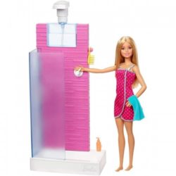barbie shower blonde doll