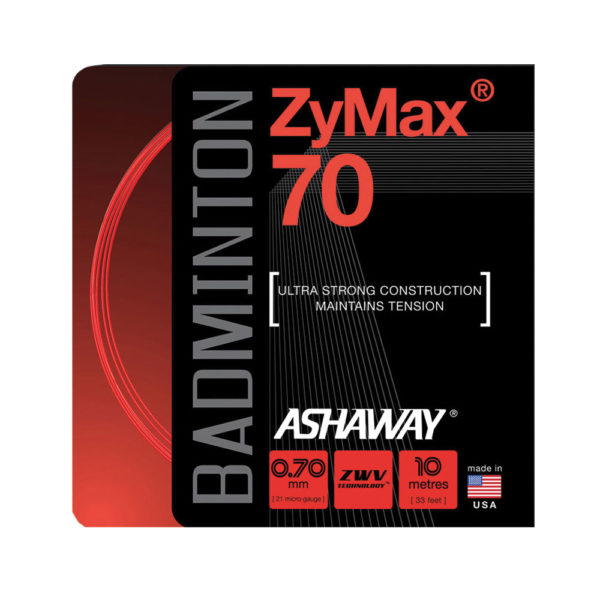Ashaway ZyMax 70 Badminton Racket String 10m a
