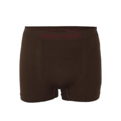 Brown Cotton Seamless Underwear For Men