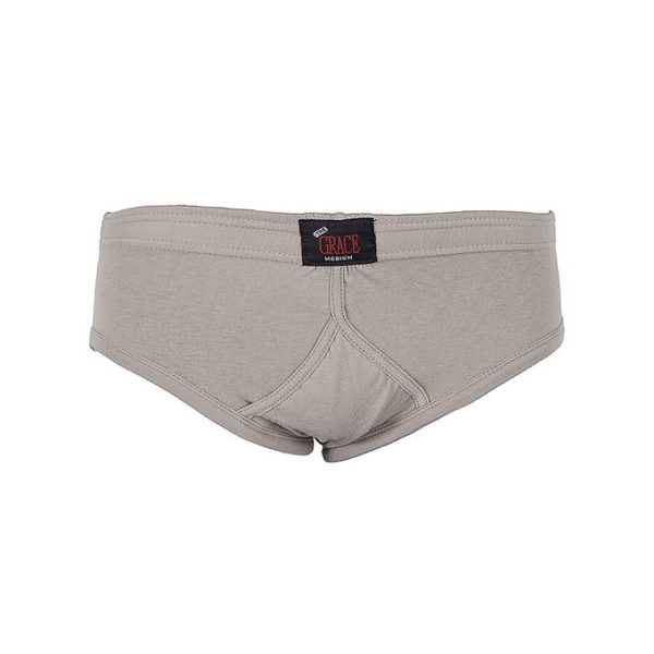 Grey Cotton Comfort Underwear for Men