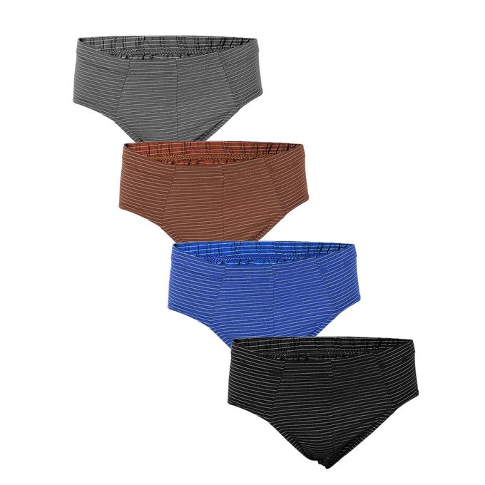 Pack of 4 - Multi Color Cotton Underwear for Men : Buy Online At Best ...