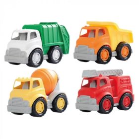 mighty wheels heavy steel and plastic toy truck box
