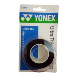 Yonex Ultra Thin Grap Overgrip Black 3 Wraps a