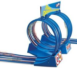 hot wheels throwback thrill drivers corkscrew trackset