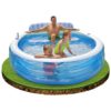 INTEX Swim Center Paradise Family Lounge Pool ( 88" L x 85" W x 30" H ) - 57190