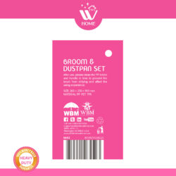 Alternative view of WBM Broom Brush & Dust Pan Set
