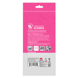 Alternative view of WBM Home Stainless Steel Scourer - 3pcs