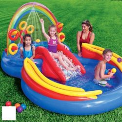Alternative view of Intex Rainbow Ring Inflatable Play Center - 57453