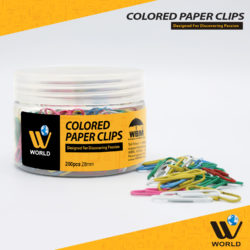 colored paper clip