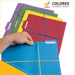 colored rubber bands