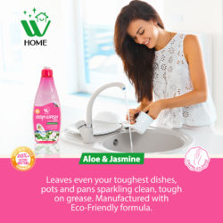 dish wash with aloe jasmine