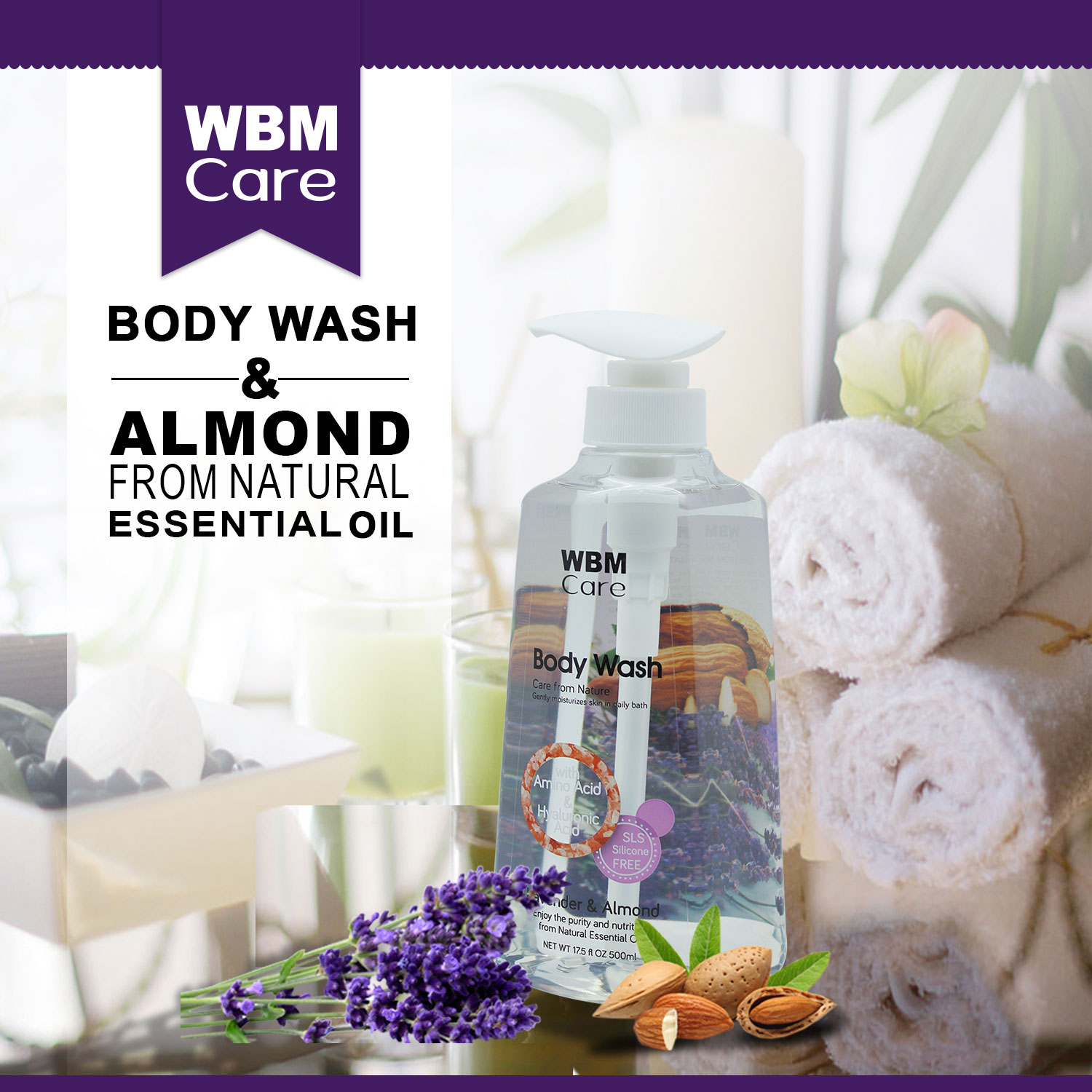 WBM Care Natural Honey Body Wash and Hand Wash