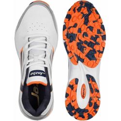 Alternative view of Jazba One drive 111 Men Cricket Shoes - Navy Orange Color