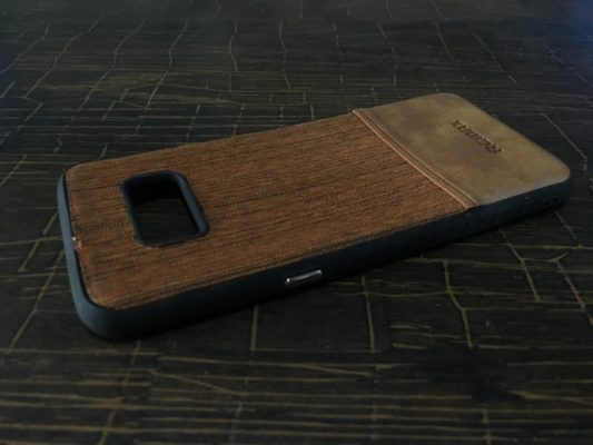 Self Lining Remax Brown Cover For Samsung S