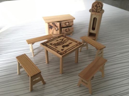 Wood Made Kitchen Set Toy
