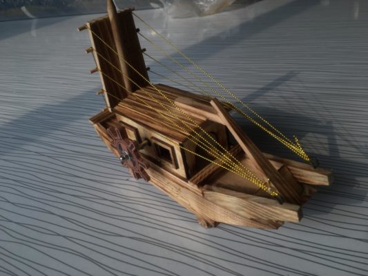 Wood Made Ship Toy B