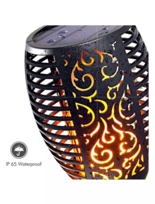 Led Flickering Flame Solar Lamp Pcs