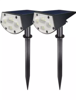 LED Solar Lawn Spotlights Pcs